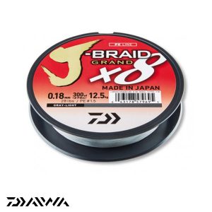 Daiwa J-Braid Grand X8 0.06mm 135m Grey Light (12793-006)
