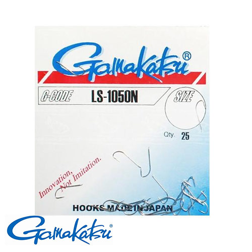 Hameçons Gamakatsu LS 1050N - Taille #14 - Lot De 25 Pièces - Tige Longue Pour Pêche Fine