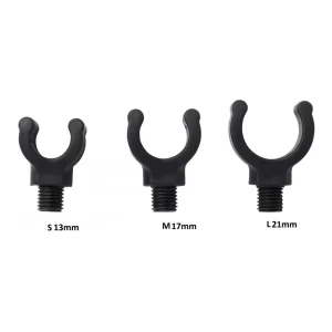 Zadnji nosač za štap ProLogic Clinch Rubber Butt Grip S- Black, set 3kom