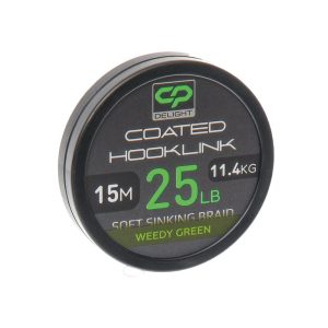 Predvez Carp Pro Delight Hook Link Coated Weedy Green Sinking 25lb 15m (CP4610-025)