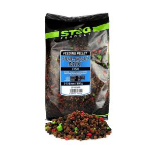 Peleti Steg PVA Spod Mix 800gr 3-5-8mm Fish